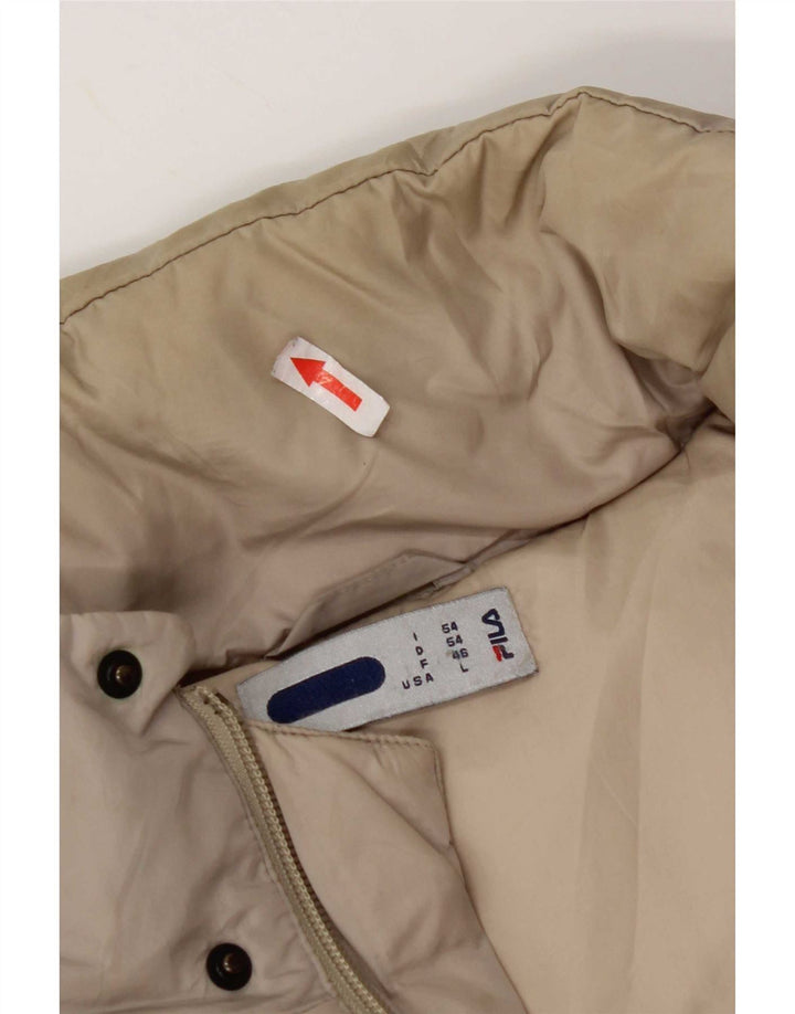 Męska ocieplana kurtka z kapturem Fila IT 54 2XL Szary nylon