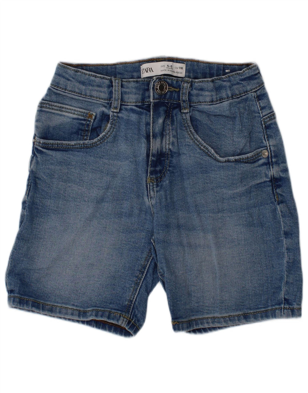 Spodenki jeansowe chłopięce Zara 5-6 lat W20 niebieskie