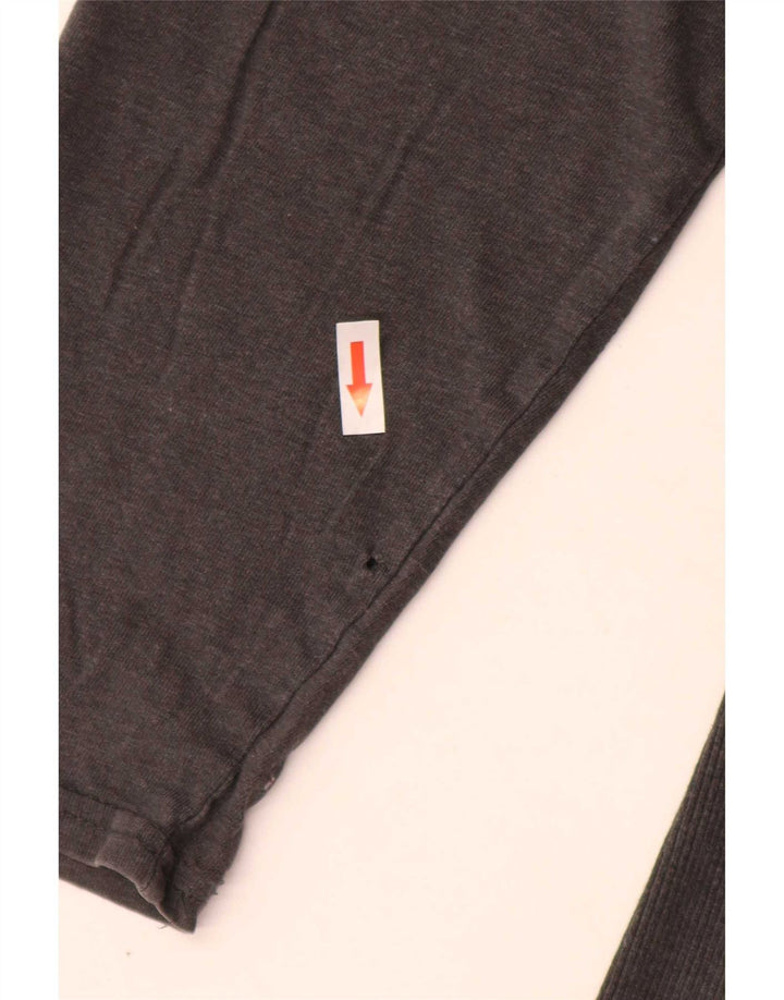 Top męski Calvin Klein Jeans z długim rękawem XL, szary, bawełniany