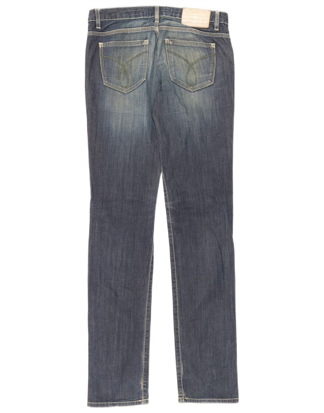 Damskie dżinsy Calvin Klein W26 L33 Niebieskie bawełniane