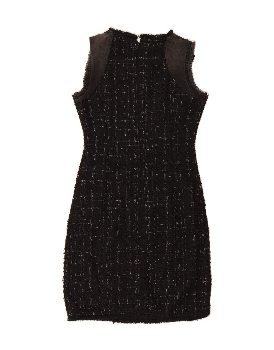 DESIGUAL Womens Sleeveless Sheath Dress EU 36 Small Black Floral Polyester Vintage Desigual and Second-Hand Desigual from Messina Hembry 