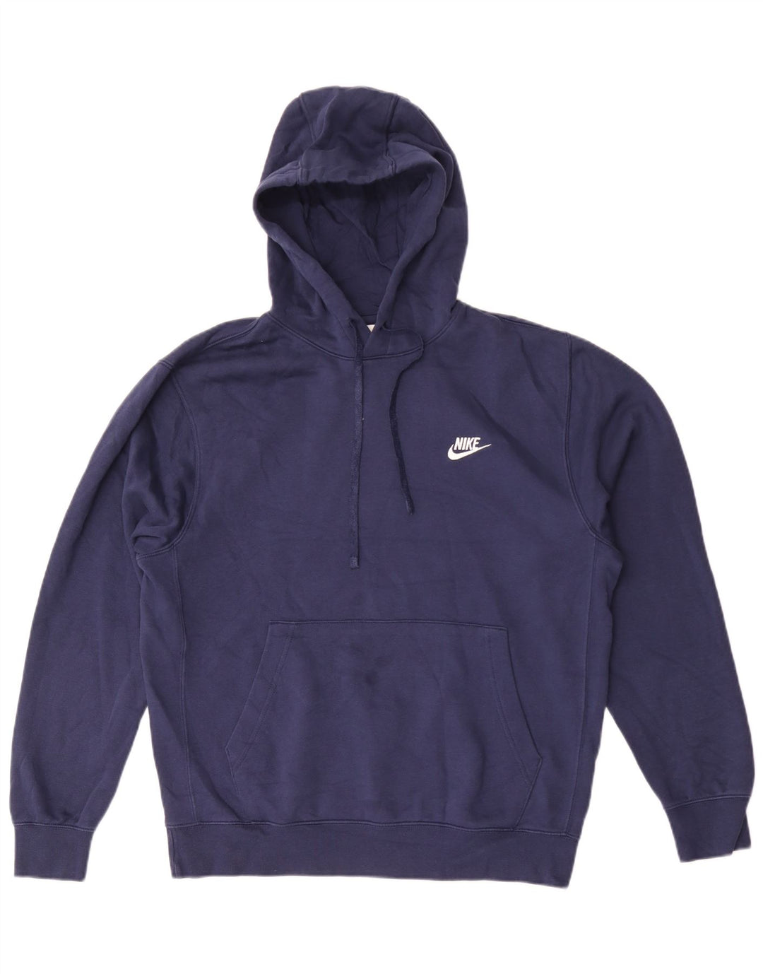 Męski sweter z kapturem Nike, średni granatowy, bawełniany