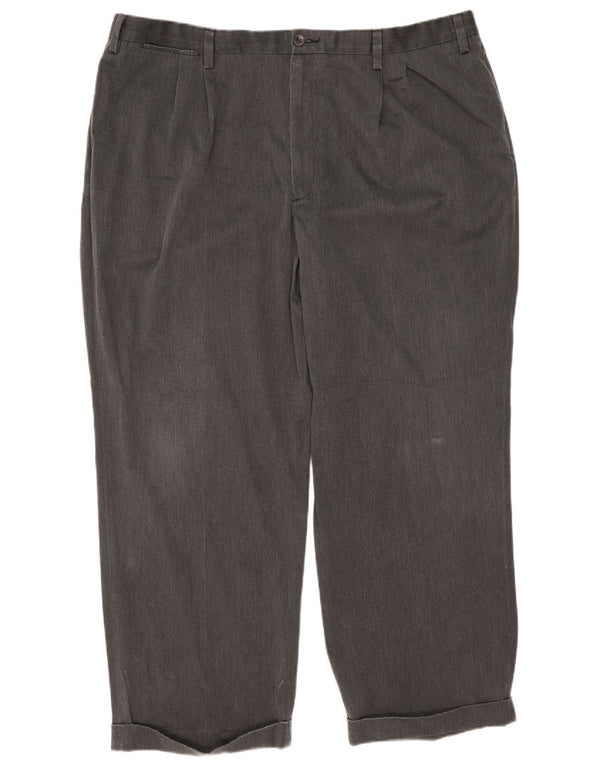 Męskie spodnie chino o swobodnym kroju EDDIE BAUER W46 L31 Czarna bawełna
