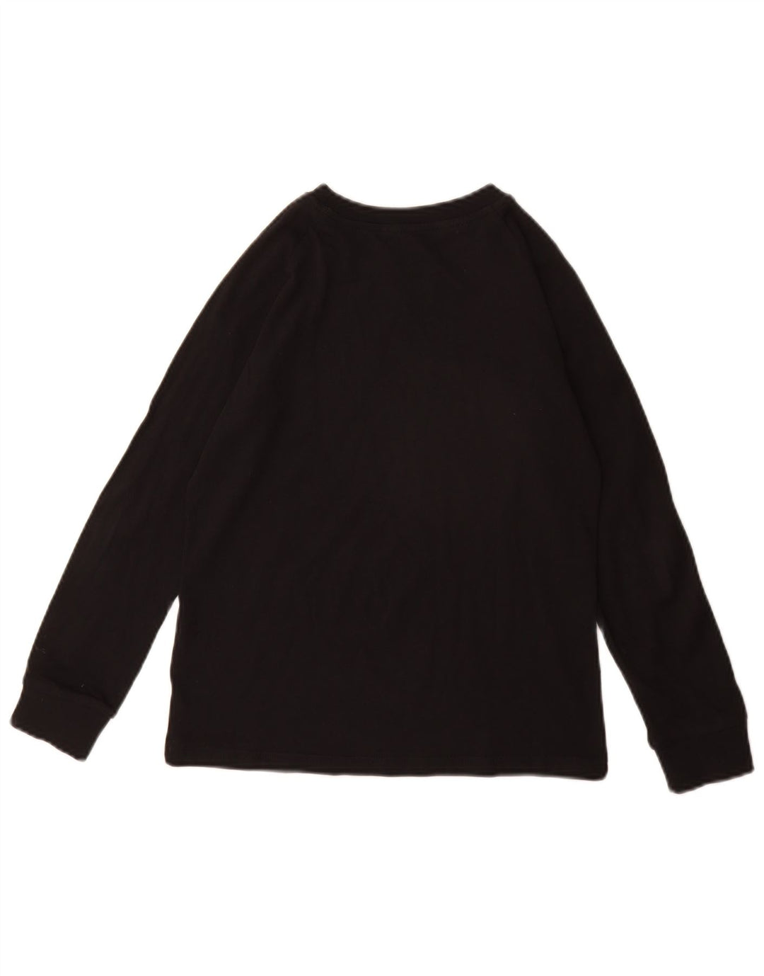 Top dziewczęcy ADIDAS z długim rękawem, 9-10 lat, czarny, bawełniany