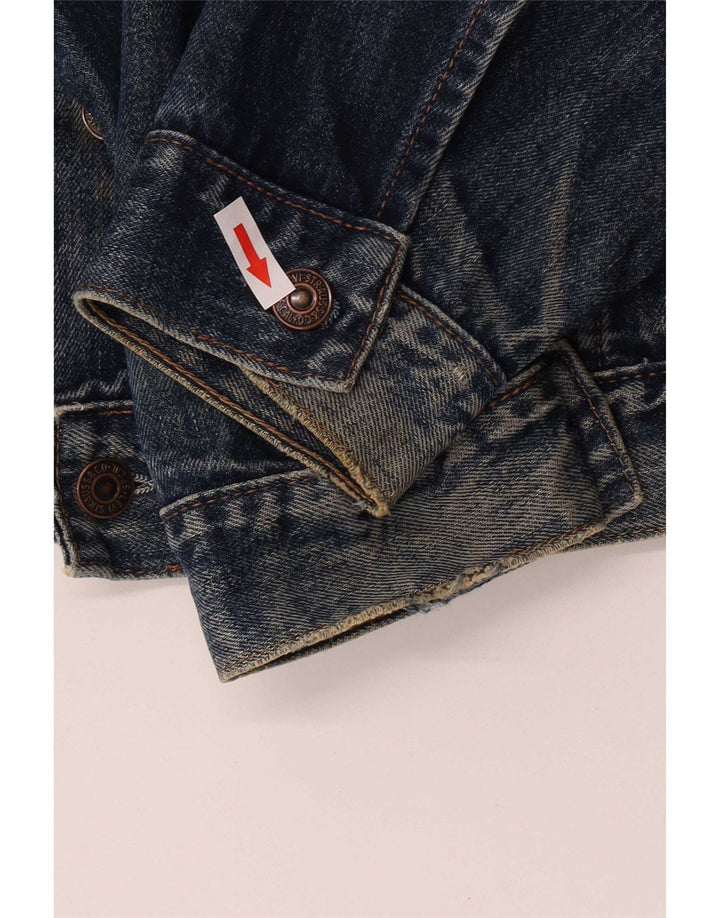 Męska kurtka dżinsowa Levi's 70503 UK 40, duża niebieska bawełniana