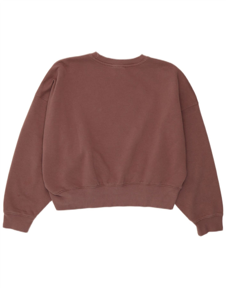 Damska bluza oversize Adidas, UK 12, średnia fioletowa bawełna