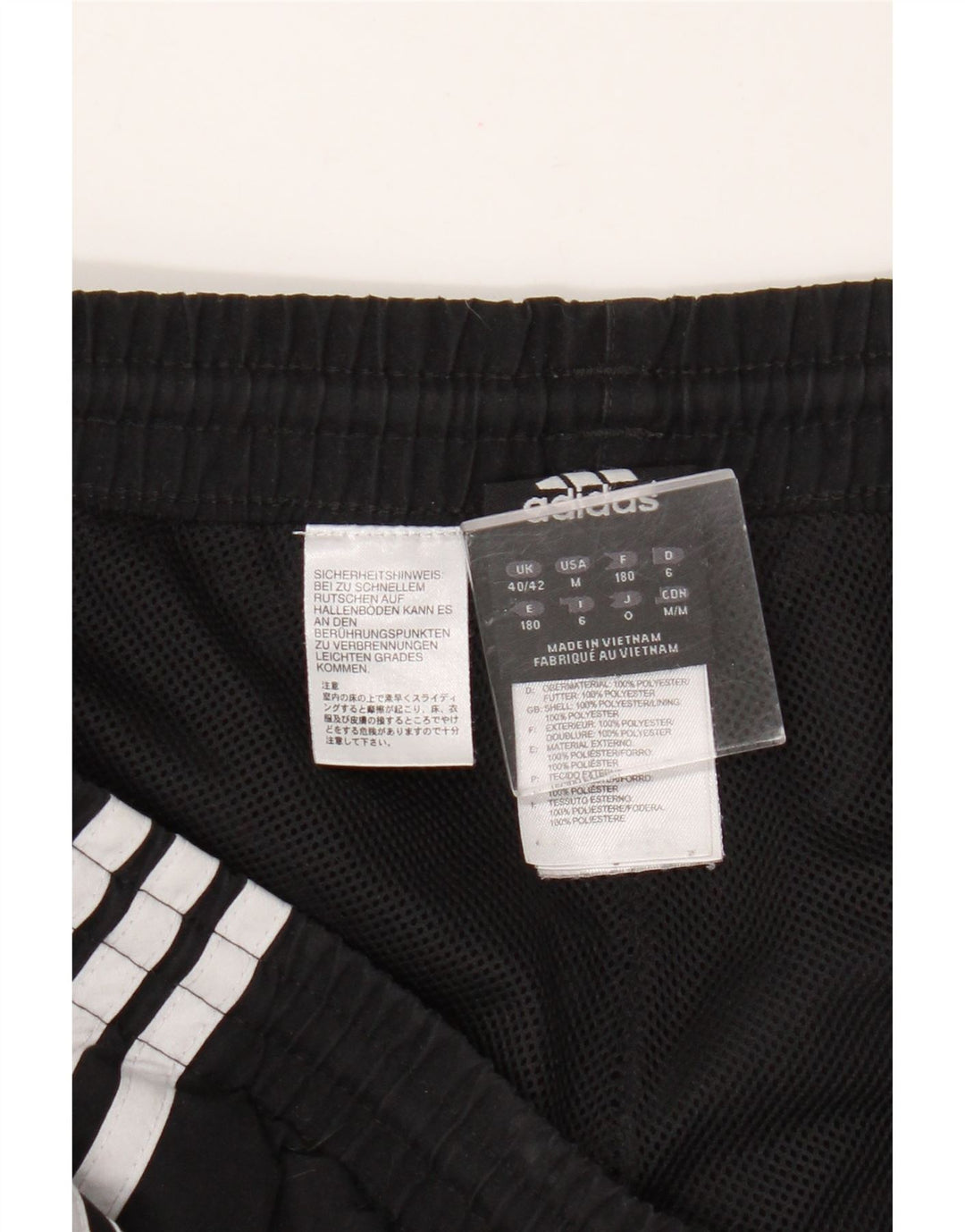 Męskie spodnie dresowe Adidas Joggers UK 40/42 Średni czarny poliester