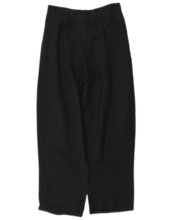Byblos Damskie spodnie Chino Pegged IT 46 Large W32 L30 Black Linen