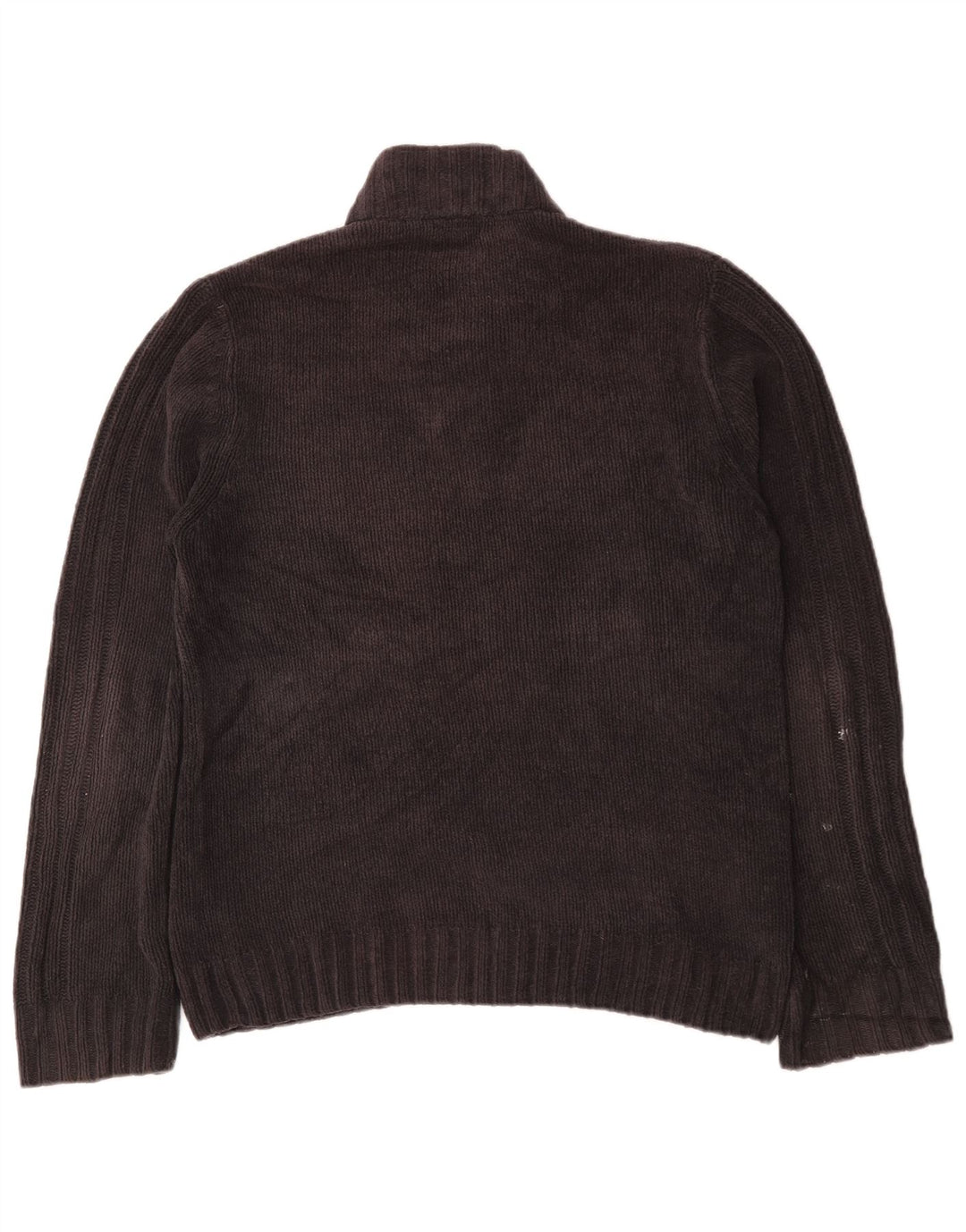 M&Co Męski sweter zapinany na guziki, duży, szary poliester