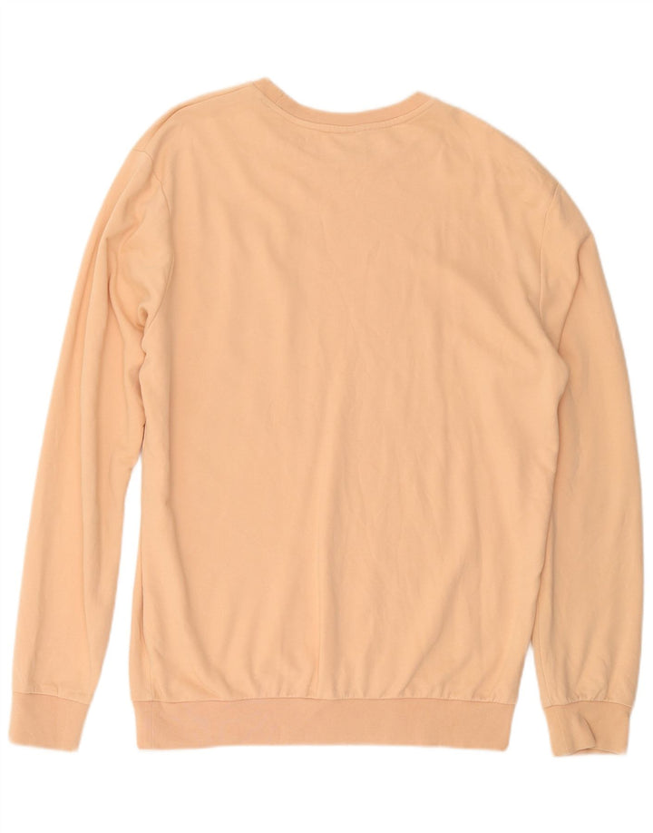 Damski sweter oversize PUMA UK 14, średni żółty, bawełniany