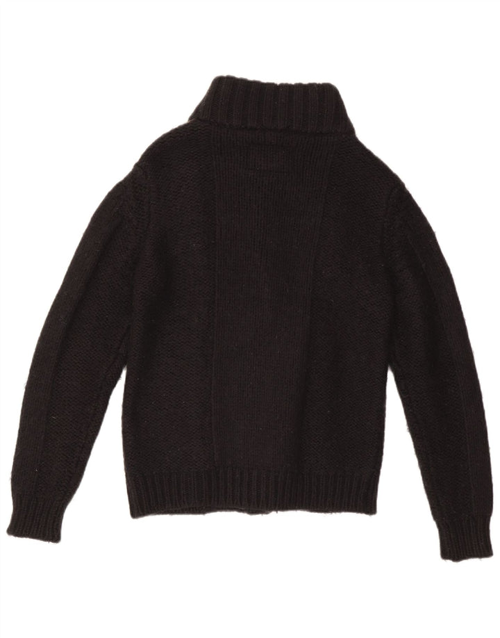 Męski sweter rozpinany Energie, średni czarny