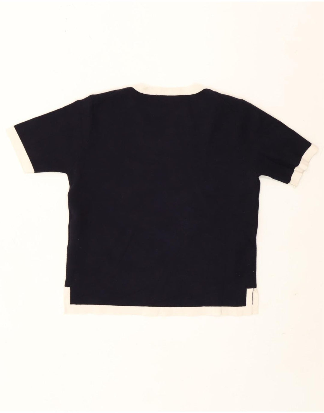 T-shirt damski Zara Top UK 12, średni granatowy, blok kolorów