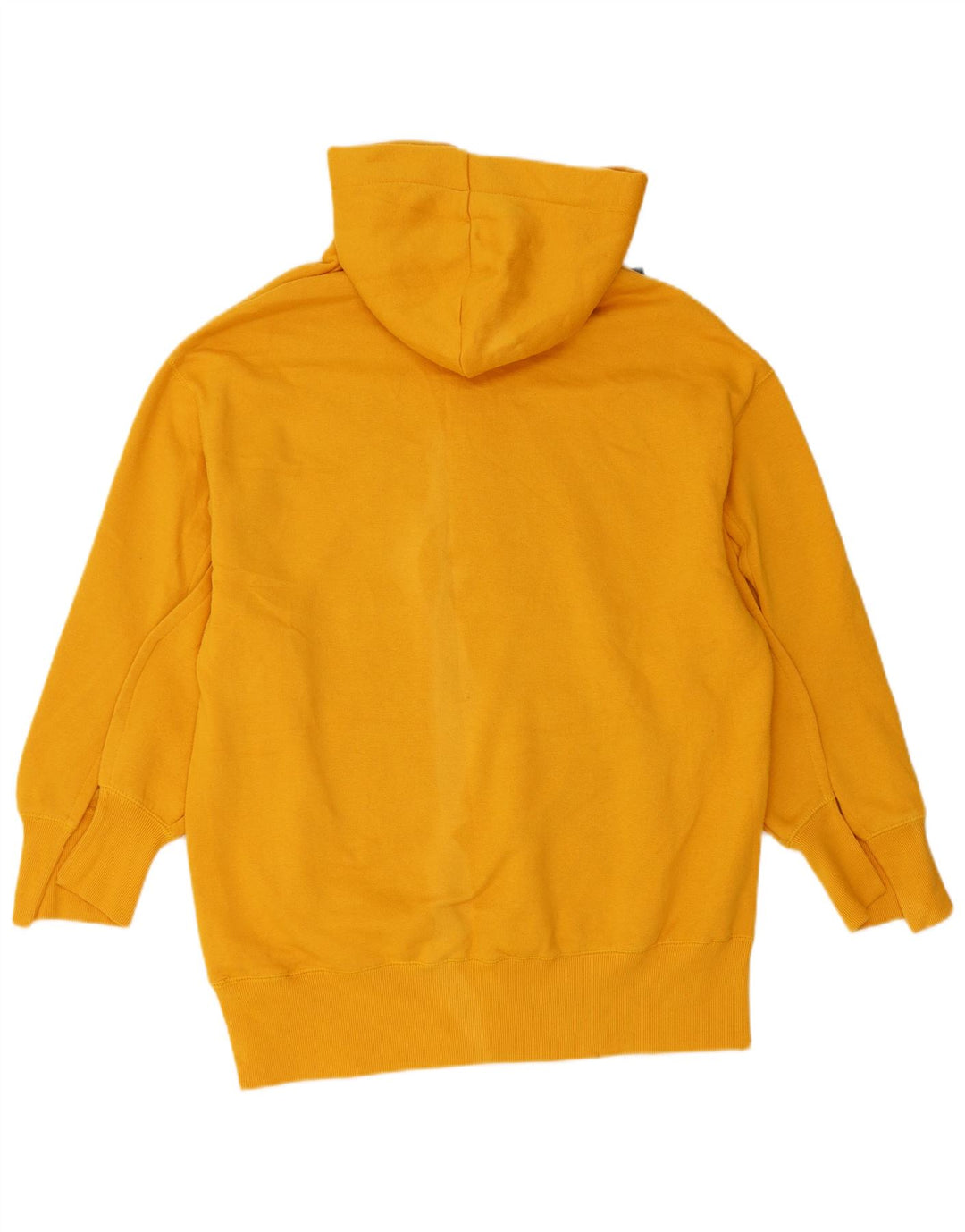Damski sweter oversize z kapturem Zara UK 10, mały, żółty poliester