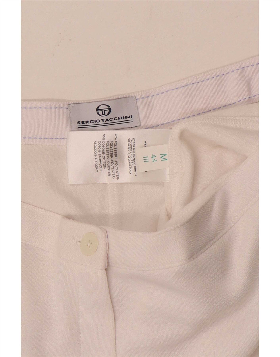 Spodenki damskie Sergio Tacchini Medium W30, biały poliester