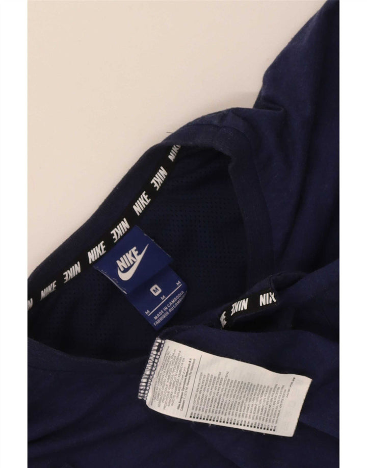 T-shirt męski Nike, średni, granatowy, bawełniany