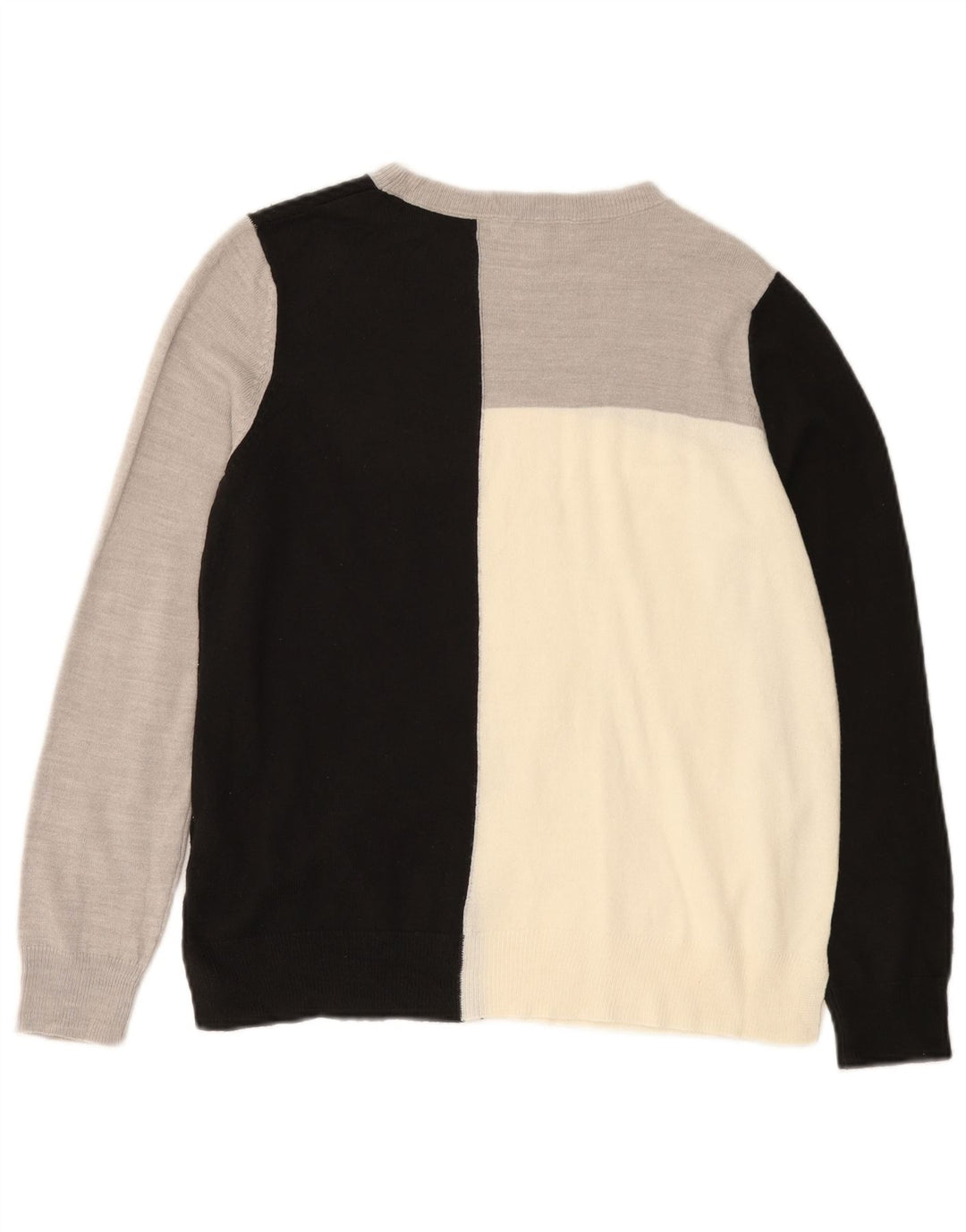 Marks & Spencer Damski sweter z dekoltem w łódkę, UK 10, mały, szary