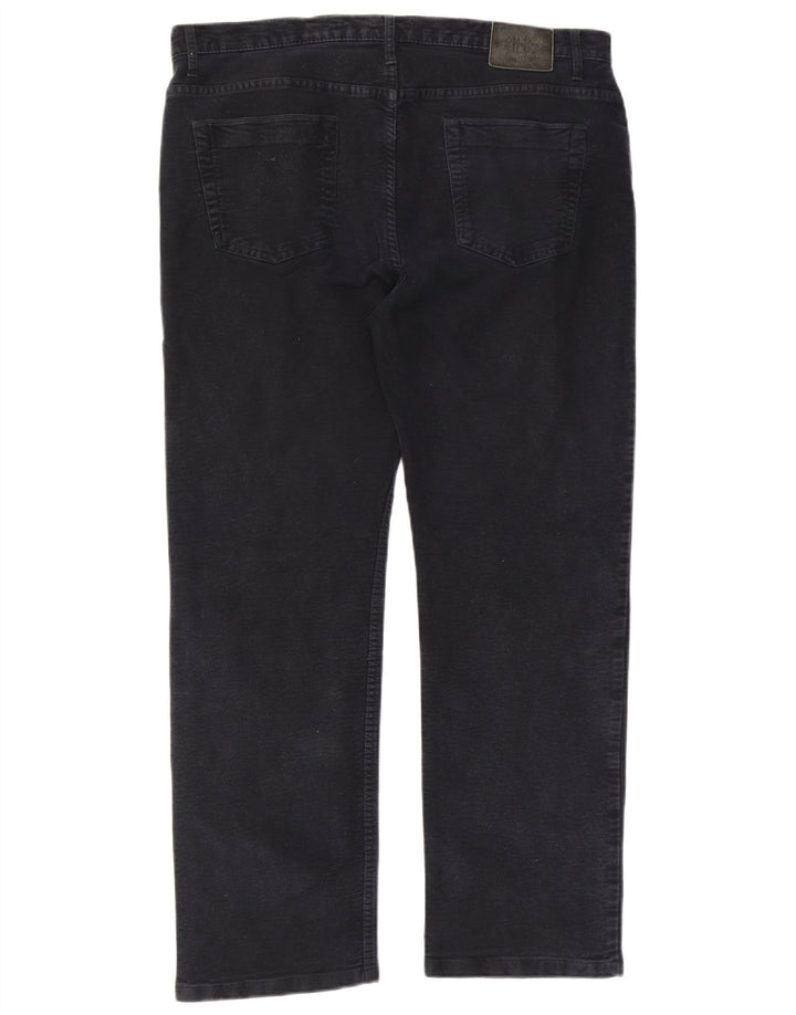 Męskie spodnie casual Marks & Spencer Blue Harbor W38 L29 granatowe