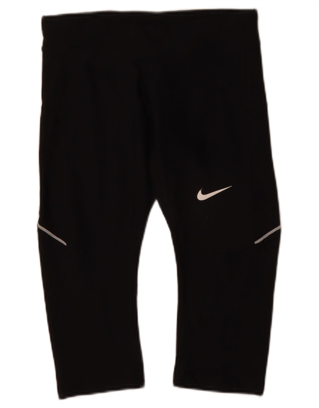 Damskie legginsy Nike Dri Fit Capri UK 4 XS, czarny poliester