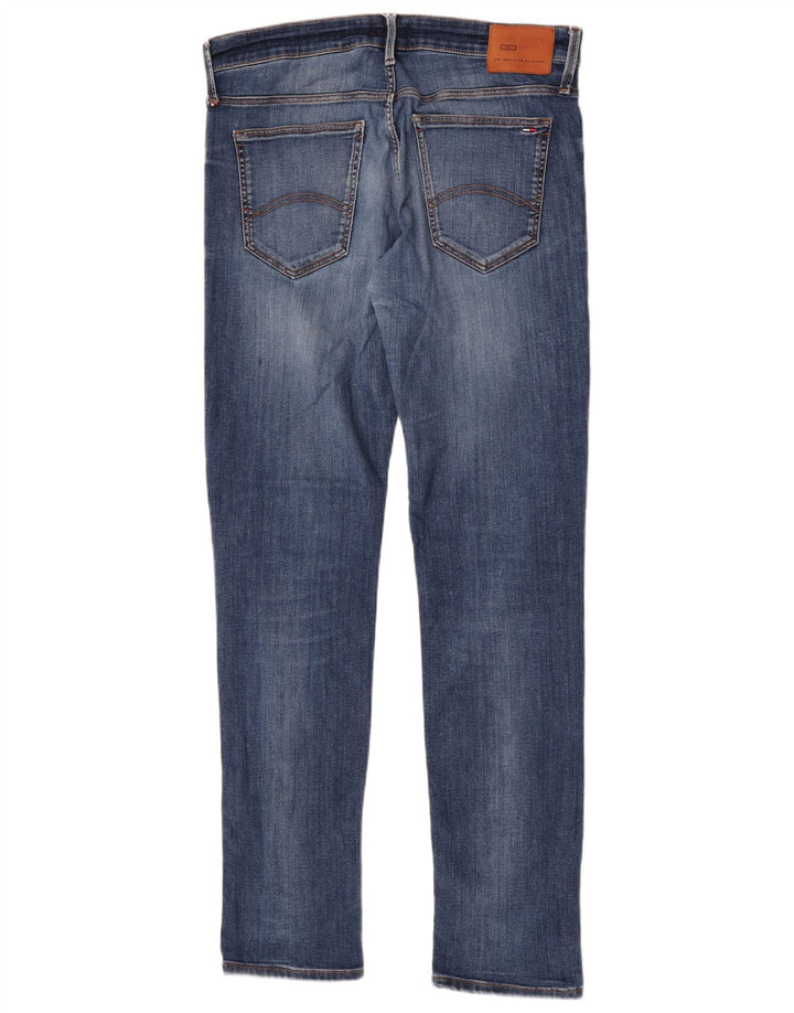 Męskie jeansy slim fit Tommy Hilfiger W32 L34 Niebieskie bawełniane