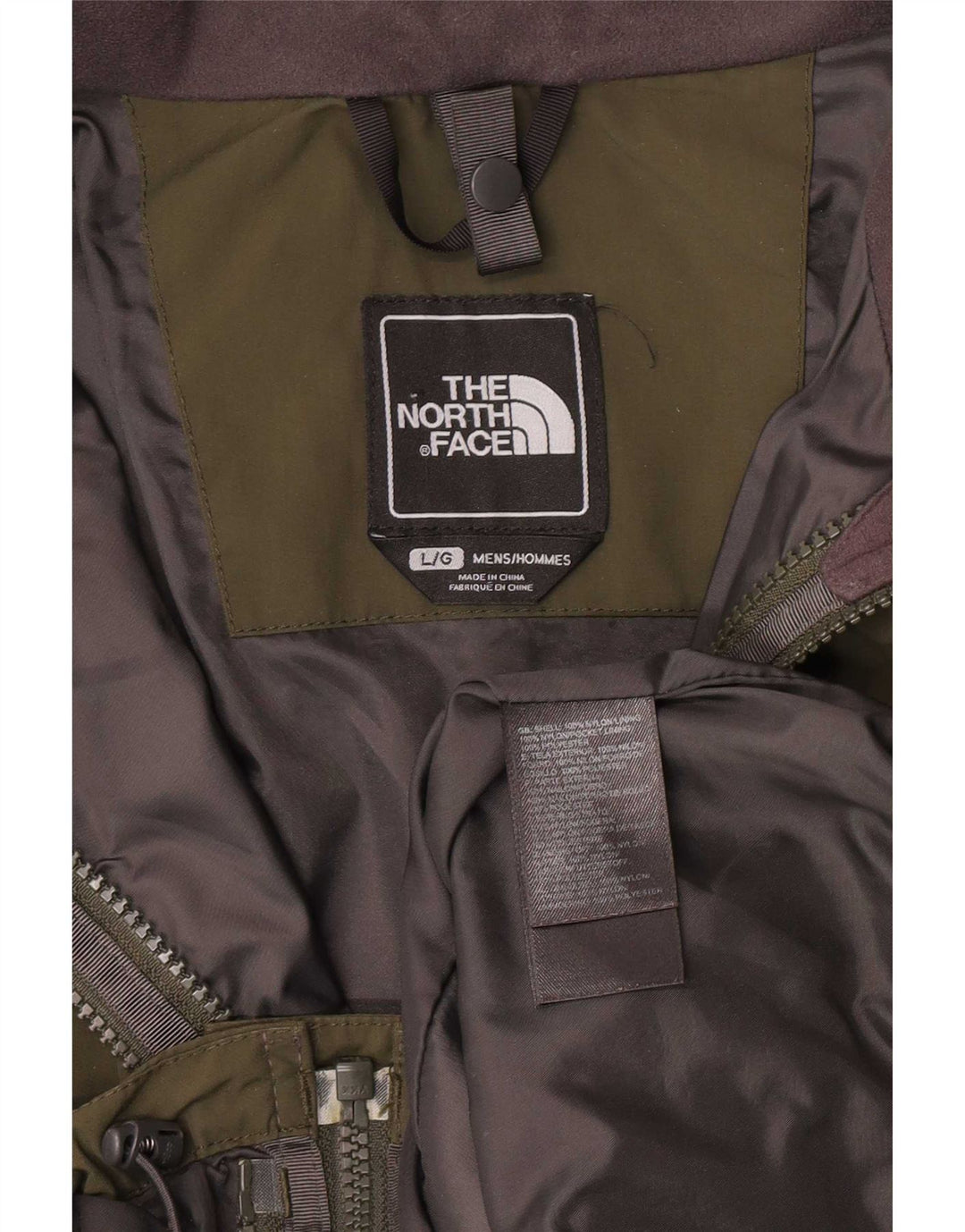 Męska kurtka wiatrówka The North Face UK 40, duża, zielona nylonowa