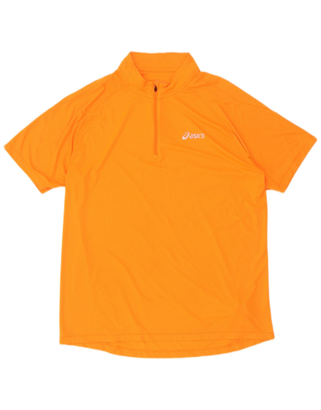 Męski T-shirt Asics z zamkiem błyskawicznym, 2XL, pomarańczowy poliester