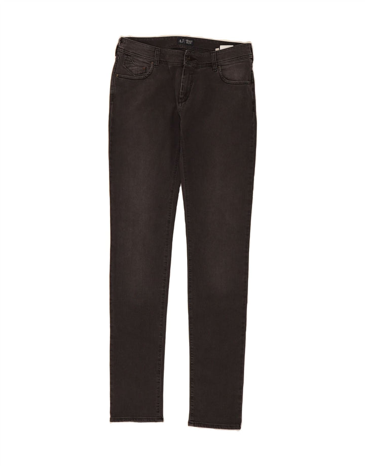 ARMANI Womens Skinny Jeans W30 L34 Grey Cotton Vintage Armani and Second-Hand Armani from Messina Hembry 