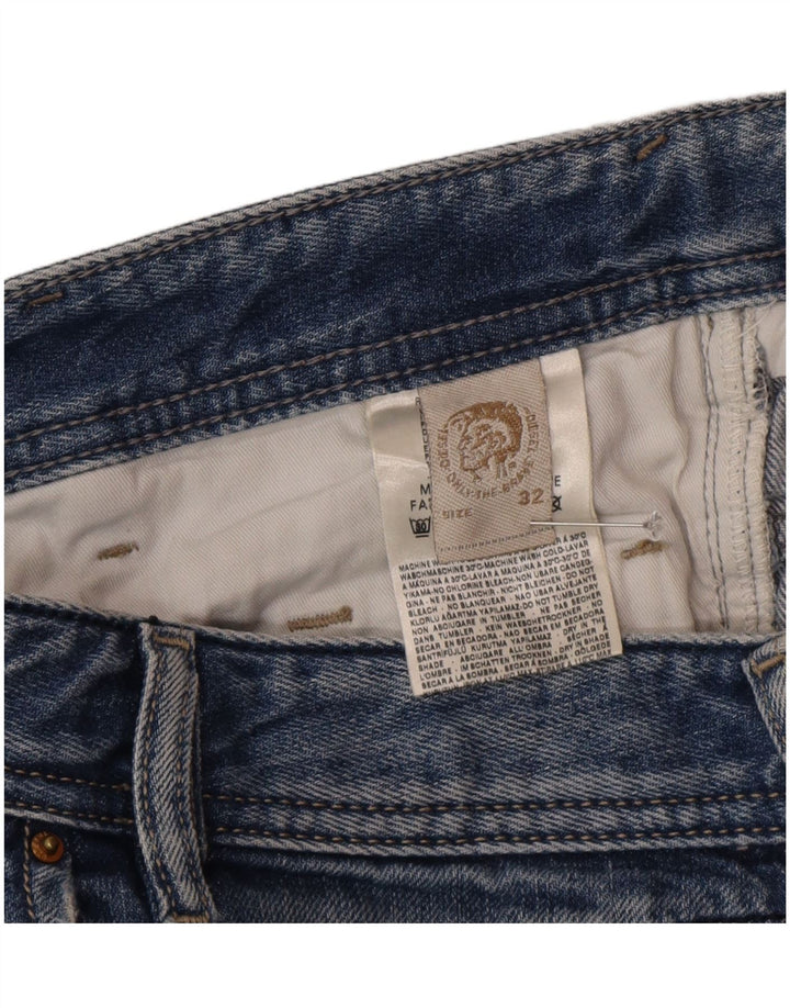 DIESEL Męskie jeansy slim W32 L32 Niebieskie bawełniane