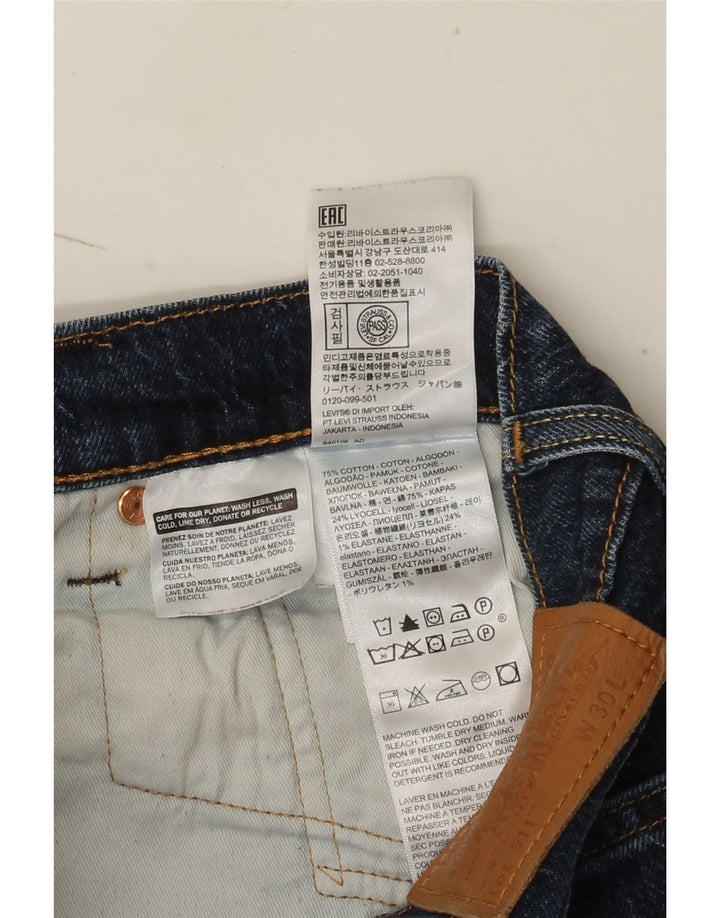Męskie spodenki jeansowe Levi's 511 W30 Średni granatowy, bawełniany