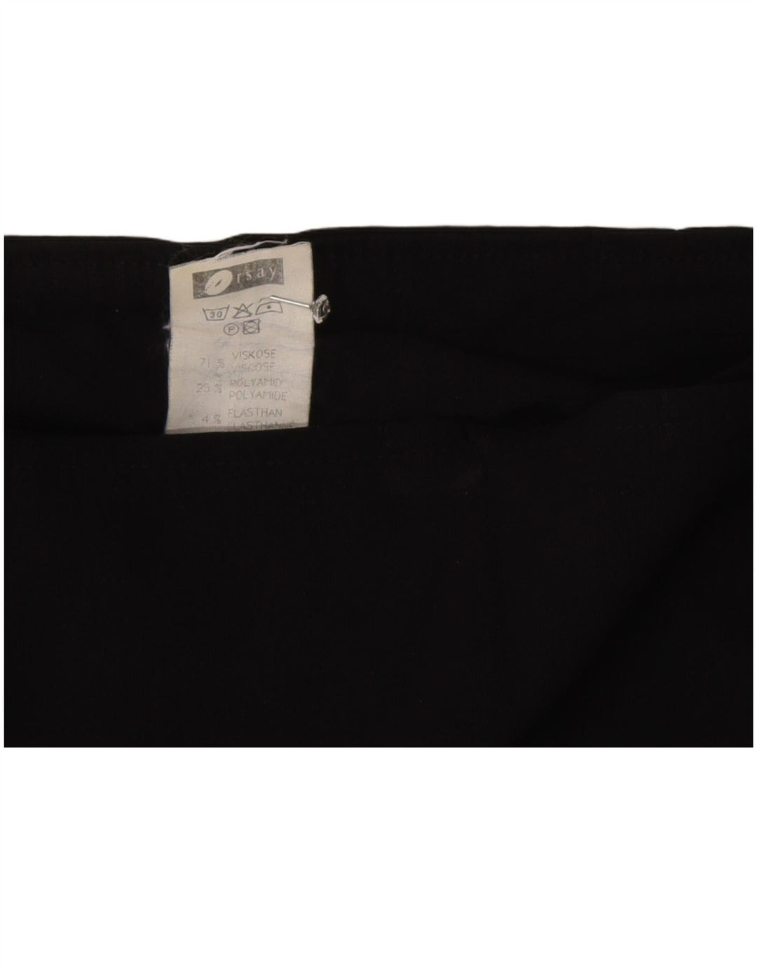 Damska spódnica mini kopertowa Orsay IT 42 Medium W30 Czarna wiskoza