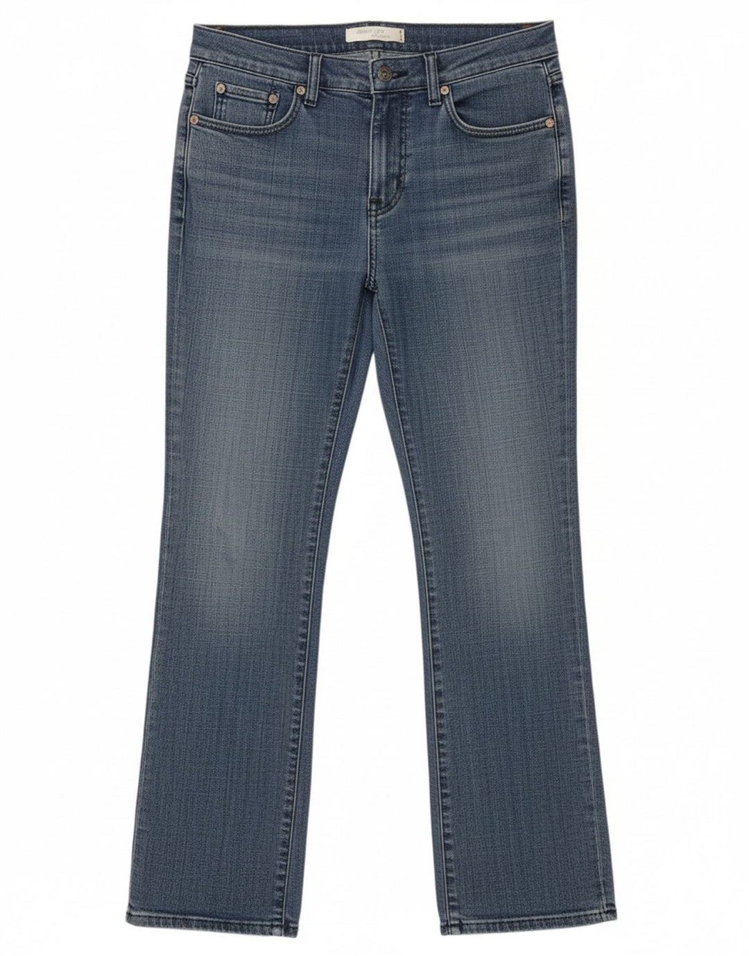 LEVI'S Womens 505 Straight Jeans US 4 Small W30 L30 Blue Cotton
