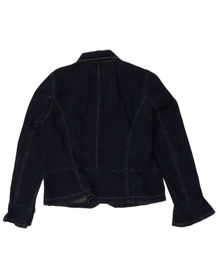 Damska kurtka dżinsowa Ralph Lauren US 14 XL, granatowa, bawełniana