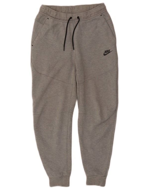 Męskie spodnie dresowe Nike, małe, szare, bawełniane