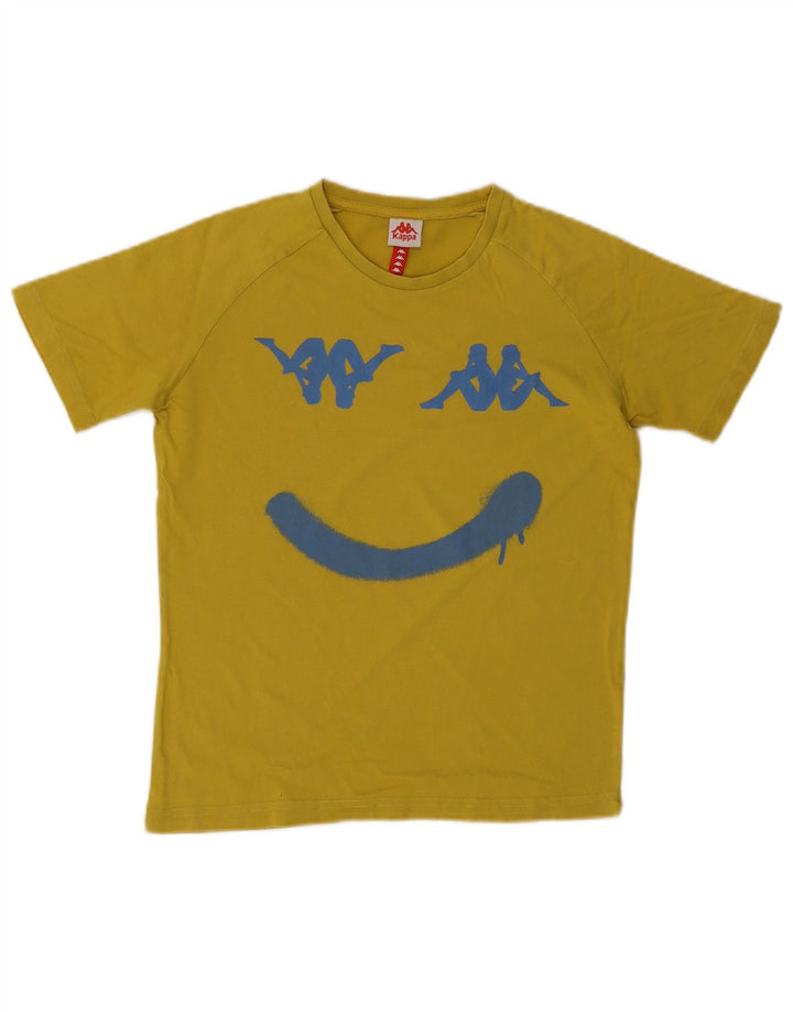 Chłopięcy T-shirt z grafiką Kappa 11-12 lat, żółty