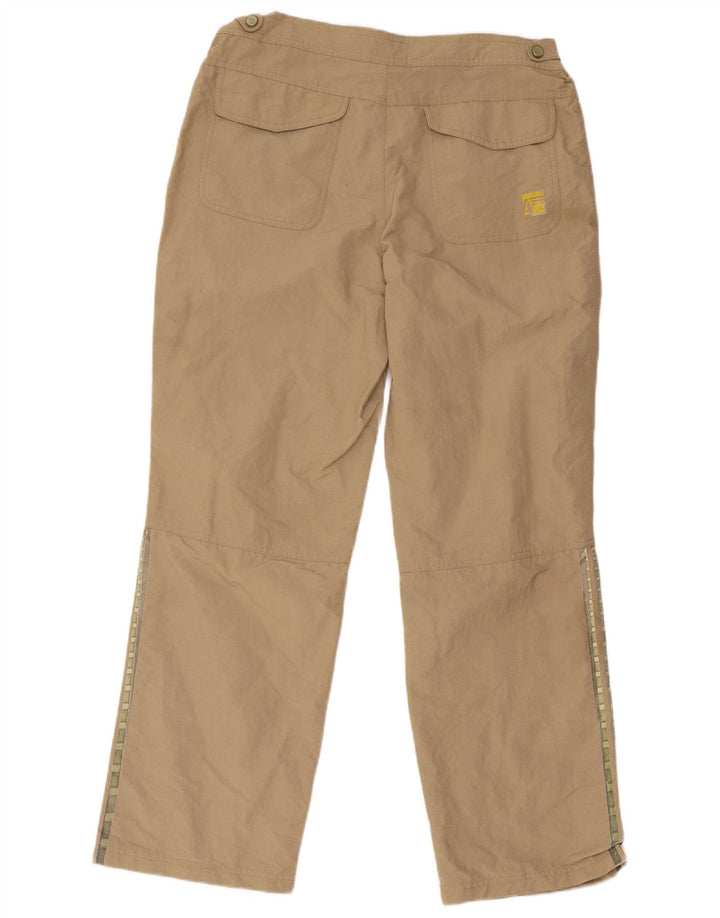 Adidas Męskie Proste Spodnie Chino Średnie W32 L29 Beżowy Poliamid