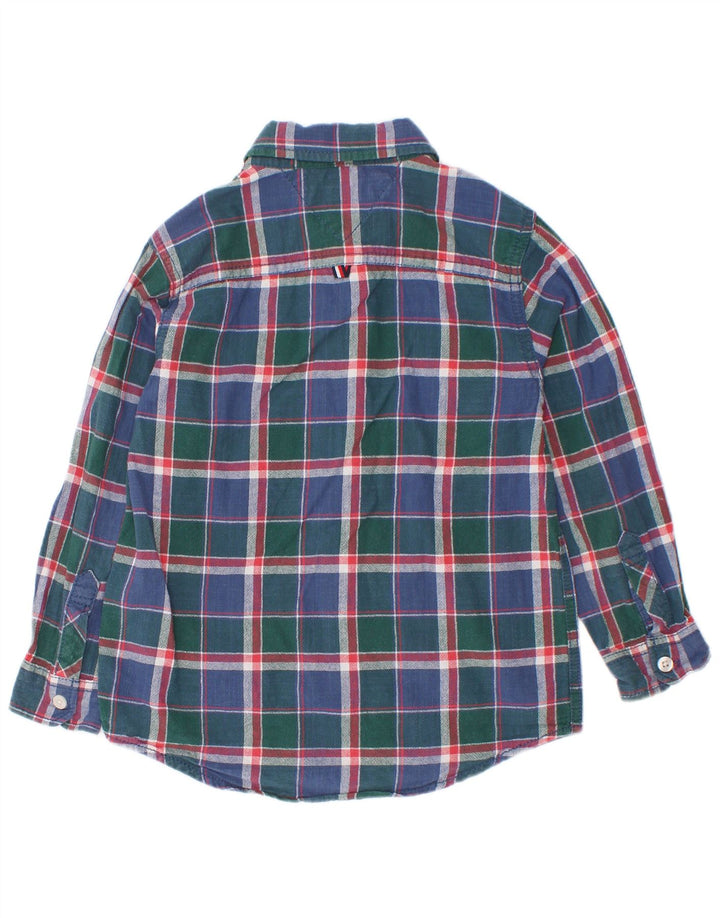 Koszula chłopięca Tommy Hilfiger 4-5 lat, bawełniana w niebieską kratkę