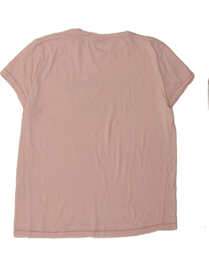 LEVI'S Mens Graphic T-Shirt Top Large Pink Cotton Vintage Levi's and Second-Hand Levi's from Messina Hembry 