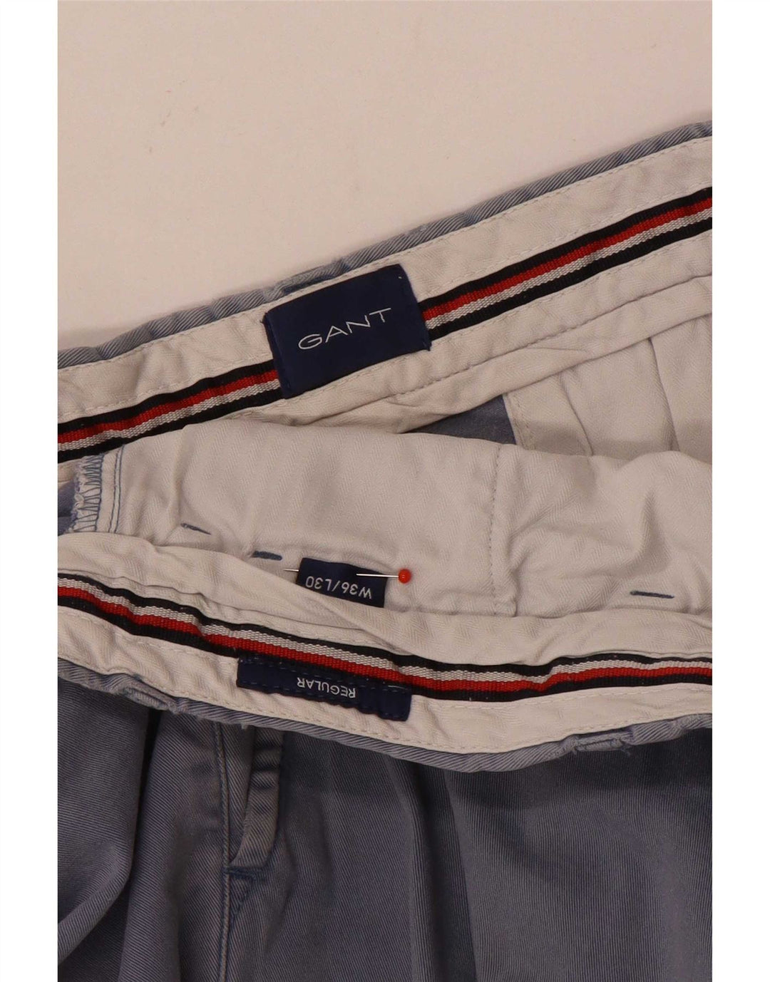 Spodnie męskie Gant Straight Regular Chino W36 L30 Niebieskie