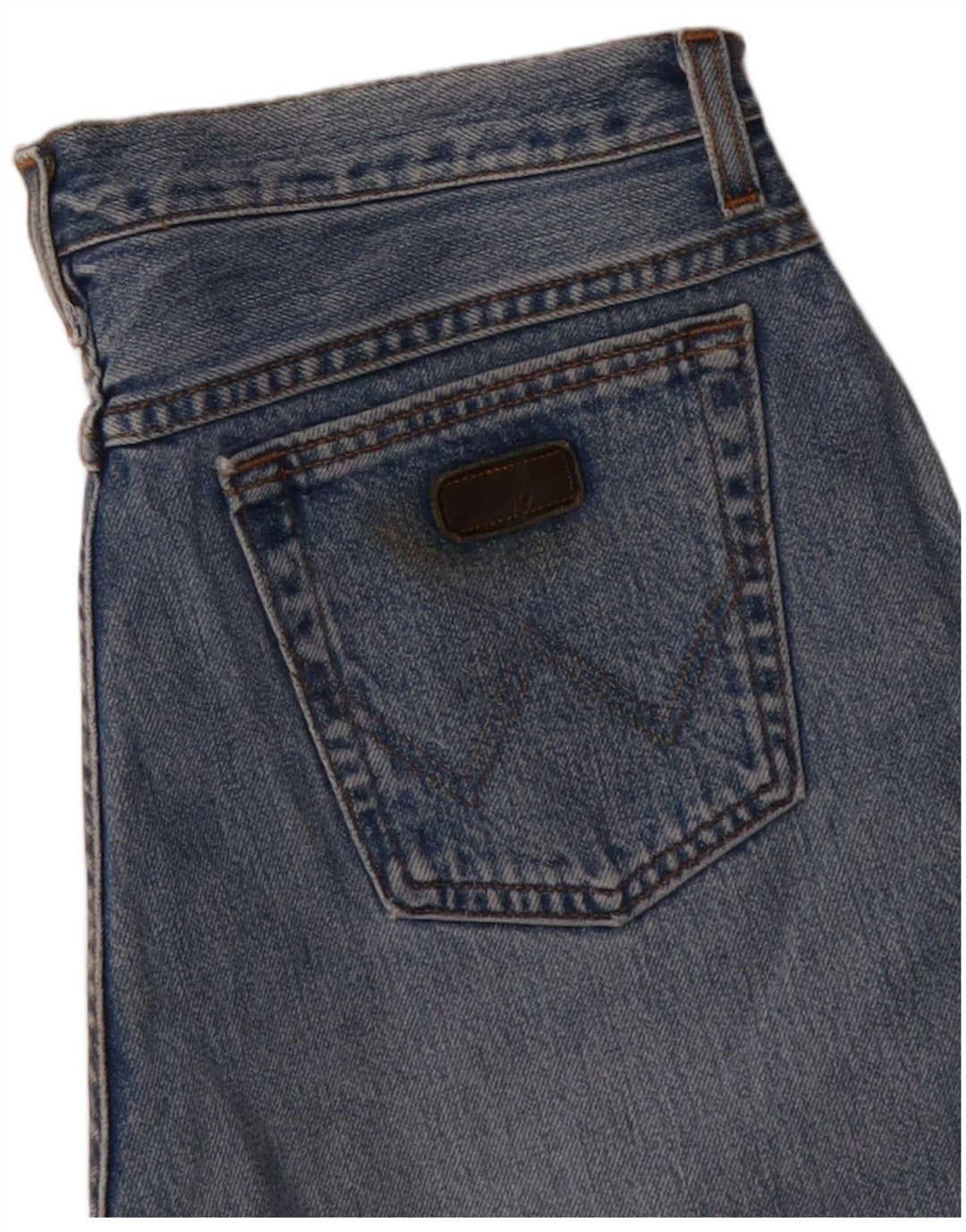 WRANGLER Womens Carla Slim Jeans W34 L30 Blue Cotton