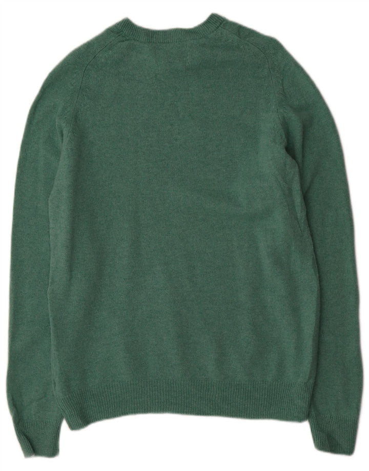 MARKS & SPENCER Damski sweter z okrągłym dekoltem, UK 14, średni zielony