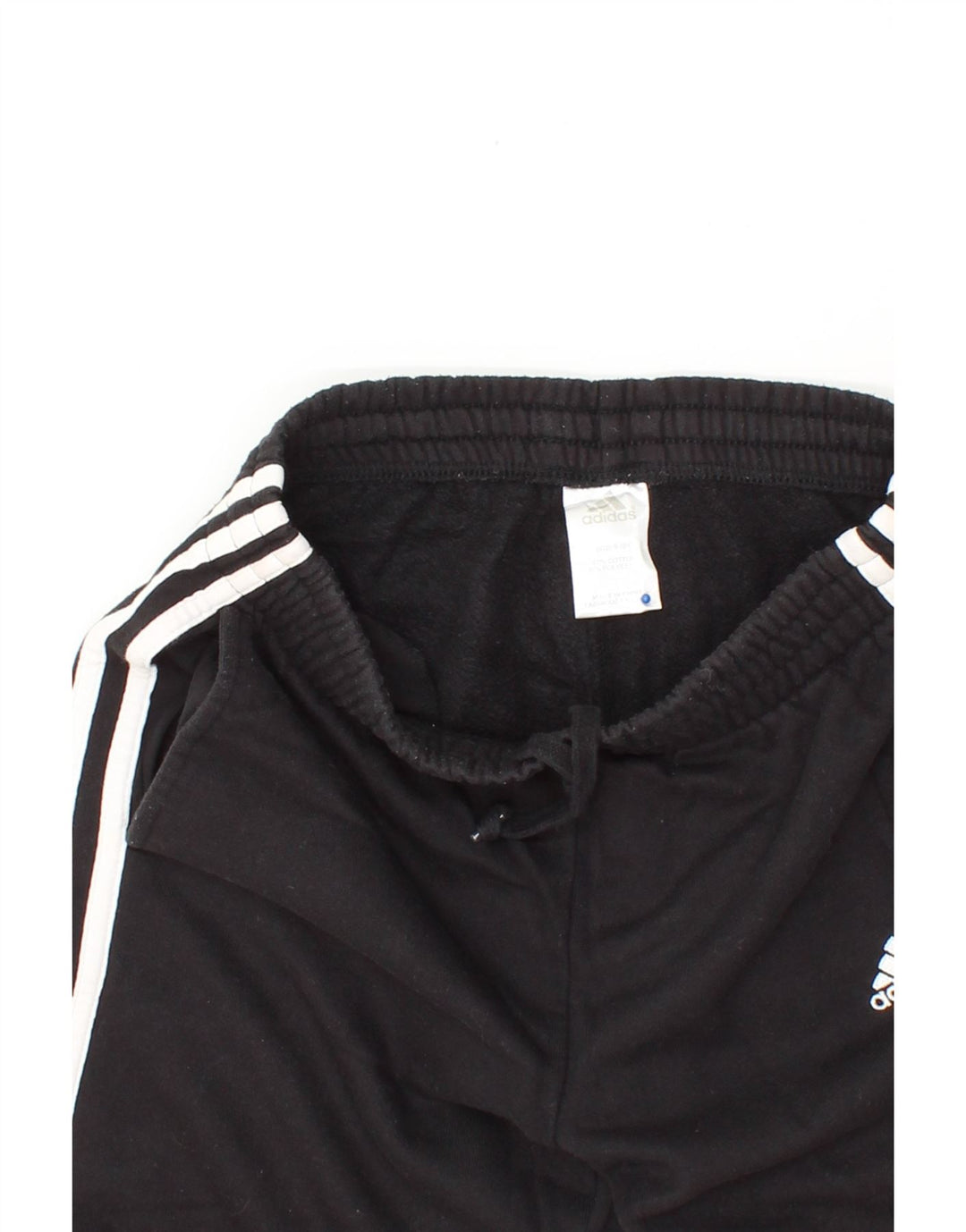 ADIDAS Boys Tracksuit Trousers 9-10 Years  Black Cotton Vintage Adidas and Second-Hand Adidas from Messina Hembry 