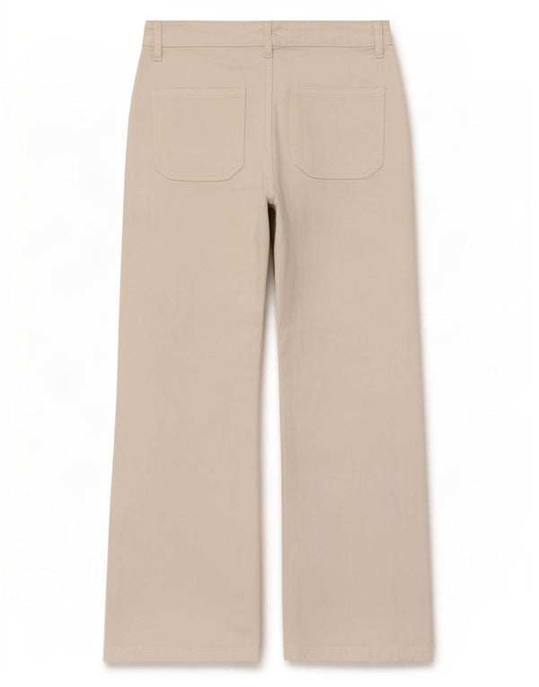 Dżinsy damskie Zara Crop Straight EU 38 Small W28 L25 Białe