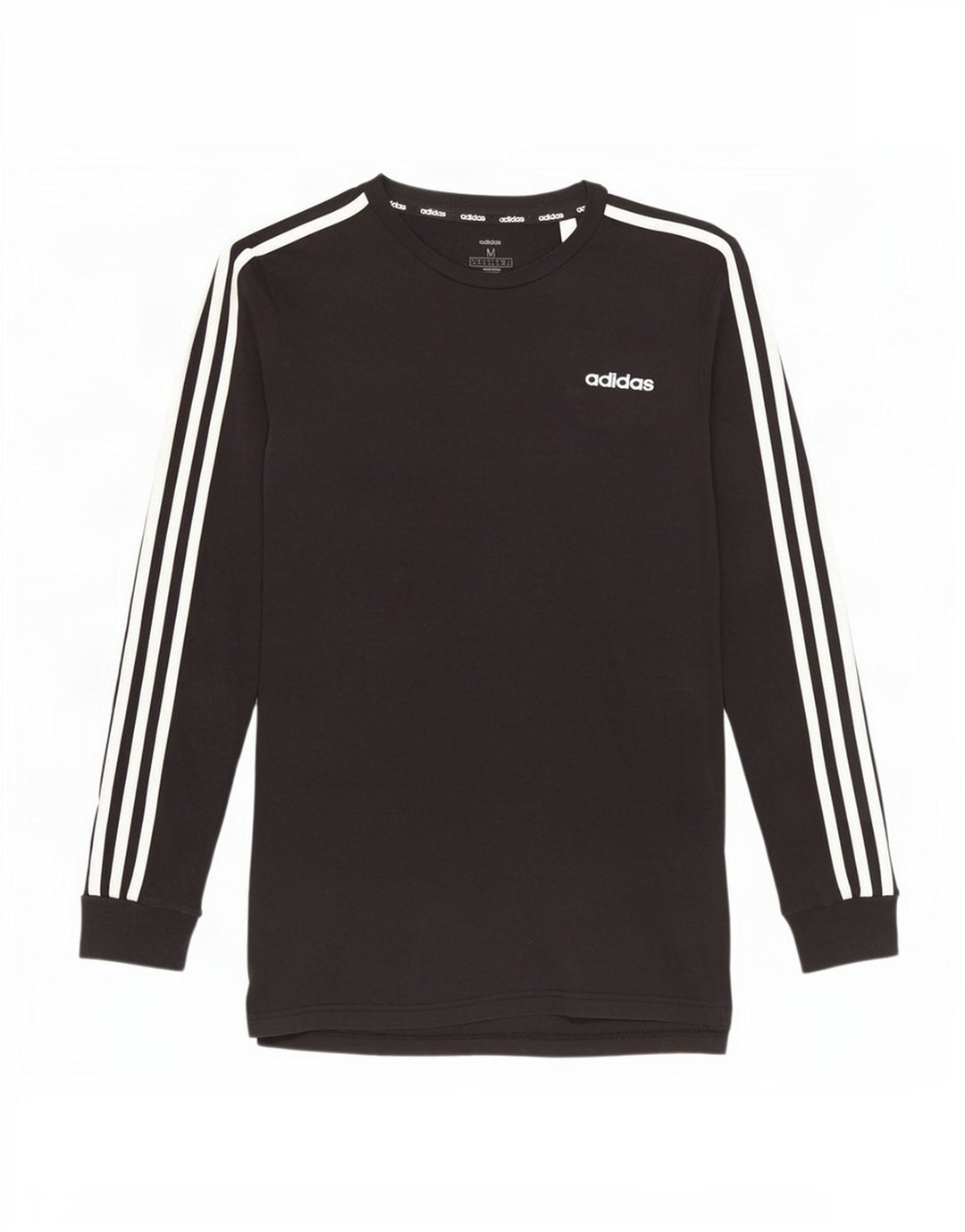 Męska koszulka Adidas z długim rękawem, średnia czarna, bawełniana