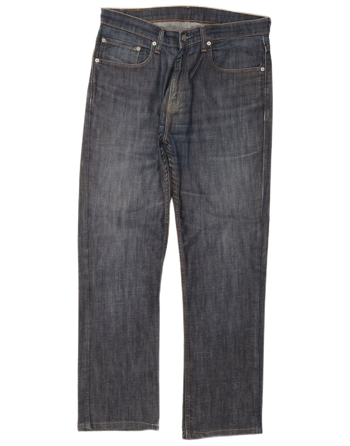 Męskie proste dżinsy Levi's W34 L34 Granatowa bawełna