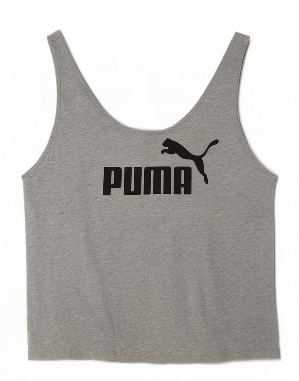 Damska kamizelka z grafiką Puma Top UK 10 Small Grey Flecked