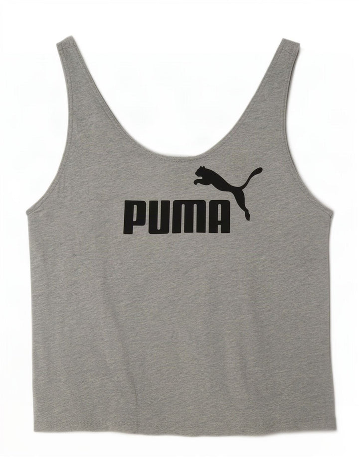 Damska kamizelka z grafiką Puma Top UK 10 Small Grey Flecked