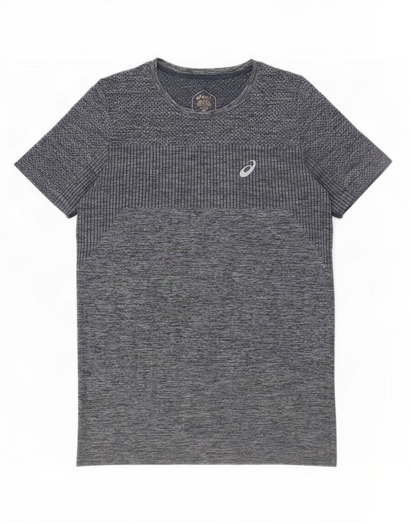 T-shirt męski Asics, średni, granatowy, nakrapiany