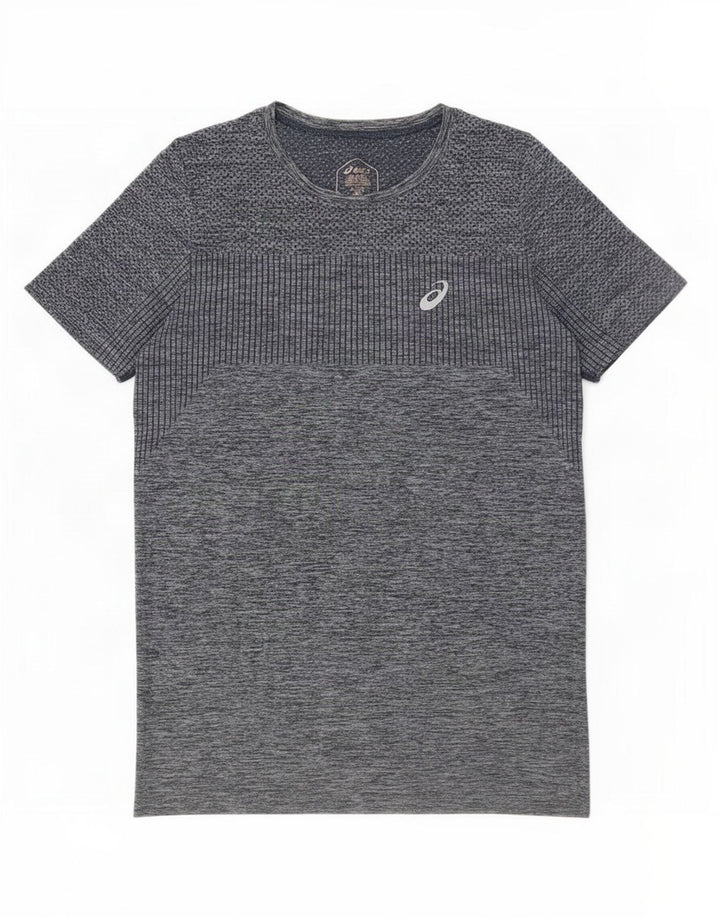 T-shirt męski Asics, średni, granatowy, nakrapiany