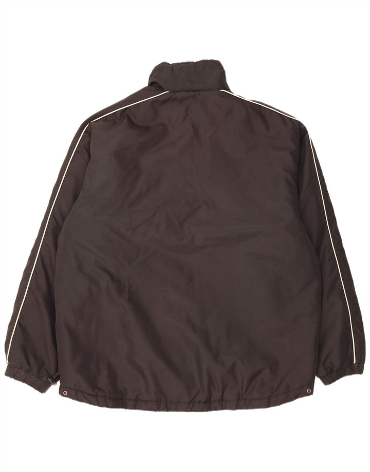 Męska kurtka wiatrówka Kappa UK 42 XL, czarny poliester