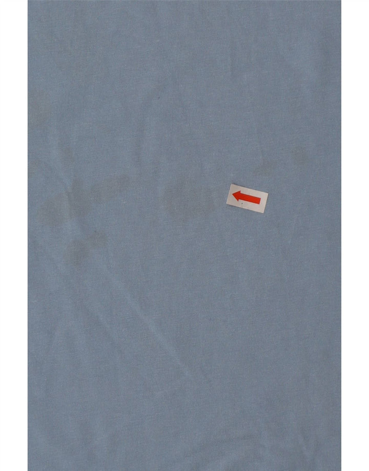 Crew Clothing Męski T-shirt Top Średni Niebieski Bawełniany