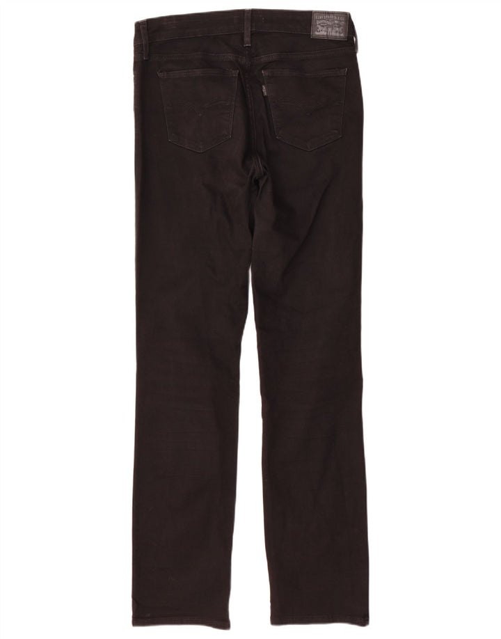 Damskie jeansy Levi's 712 Slim W30 L32 Czarna bawełna